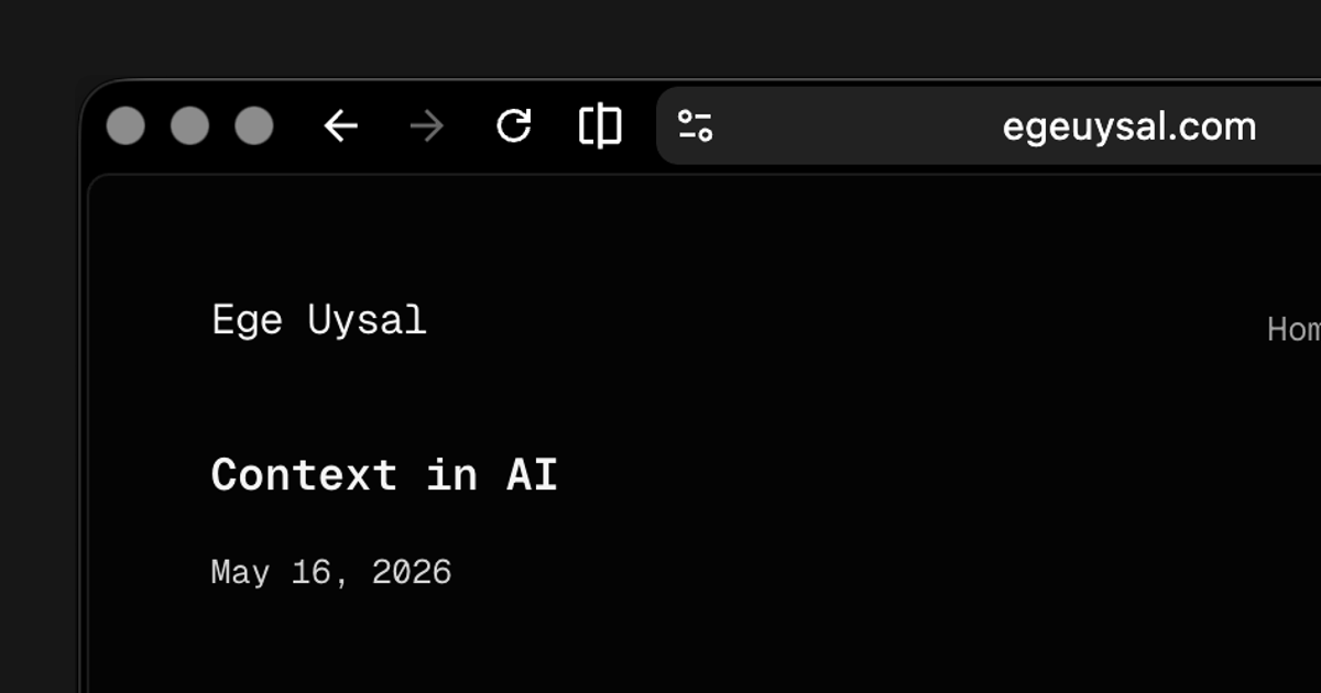 Static Content and AI | Ege Uysal